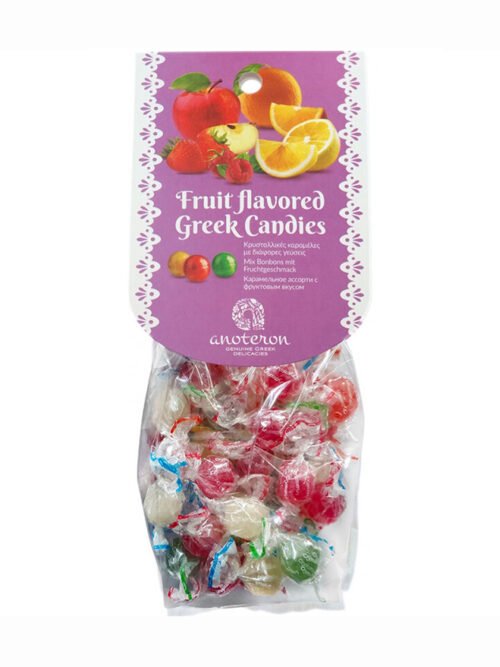 Anoteron Fruit Flavored Greek Candies 200g