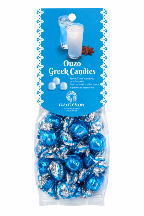 Anoteron Ouzo Candies Ouzo Greek Candies | Anoteron - 200g
