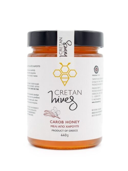 Cretan Hives Honey Carob 440g