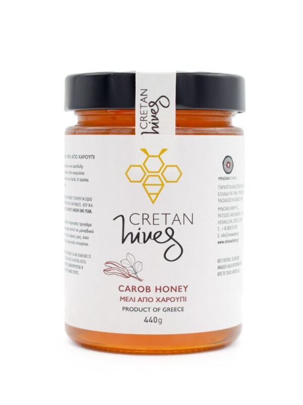 Cretan Hives Honey Carob 440g