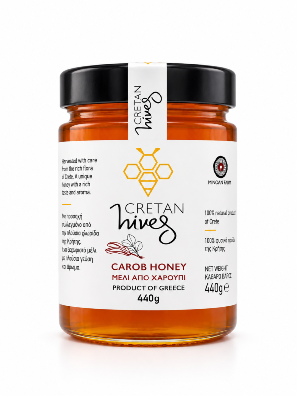 Cretan Hives Honey Carob 440g