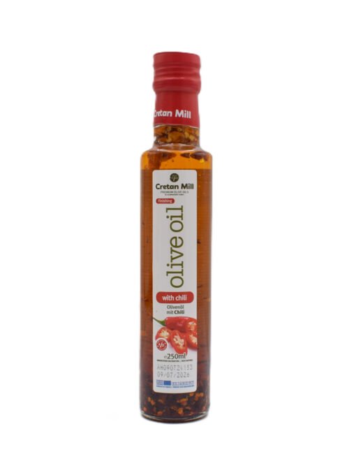 Cretan Mill Olive Oil Chili 250ml