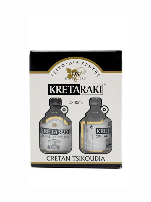 Kretaraki Tsikoudia 40% Gift Box 2*40ml