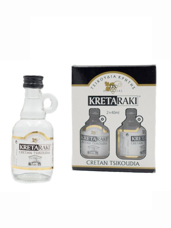 Kretaraki Tsikoudia 40% Gift Box 2*40ml