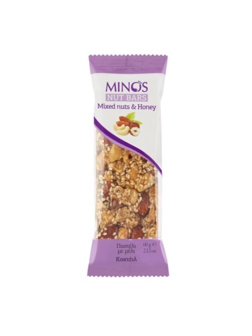 Minos Nut Bar Mixed Nuts & Honey 60g