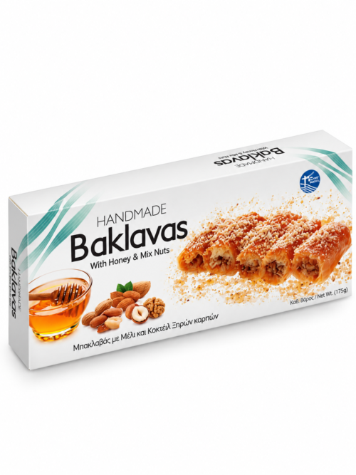 Minos Baklavas Mixed Nuts Baklavas Honey & Mixed Nuts | Minos - 175g