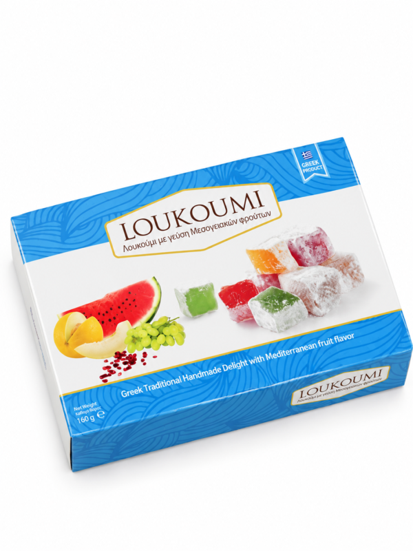 Loukoumi Mediterranean Fruits | Minos - 160g