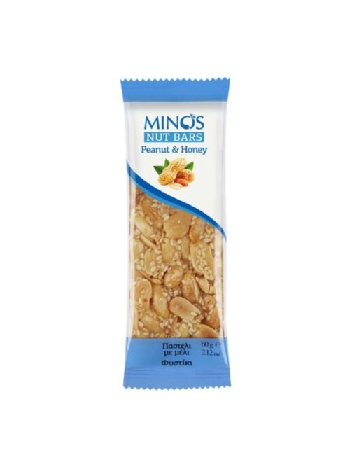 Minos Nut Bar Peanut & Honey 60g