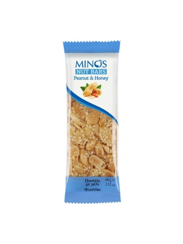 Minos Nut Bar Peanut & Honey 60g