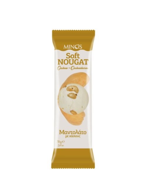 Minos Soft Nougat Cashew 70g
