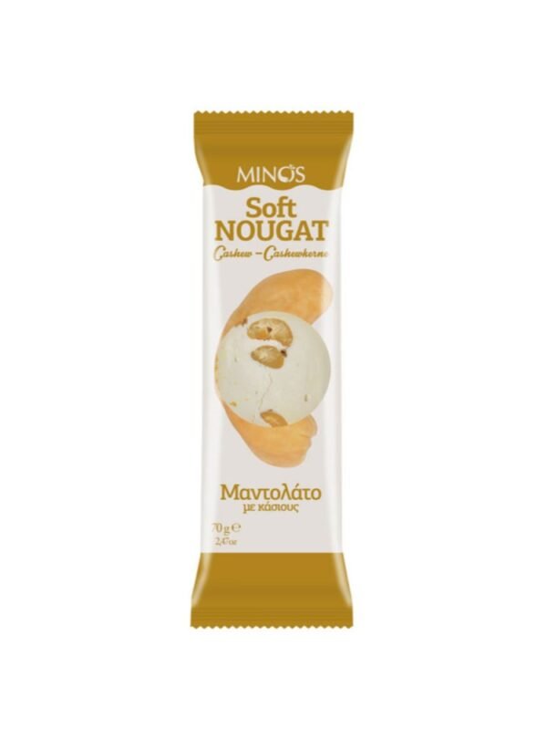 Minos Soft Nougat Cashew 70g