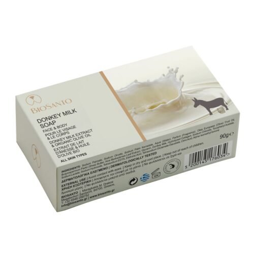 BIOSANTO DONKEY MILK SOAP FACE&BODY 90g