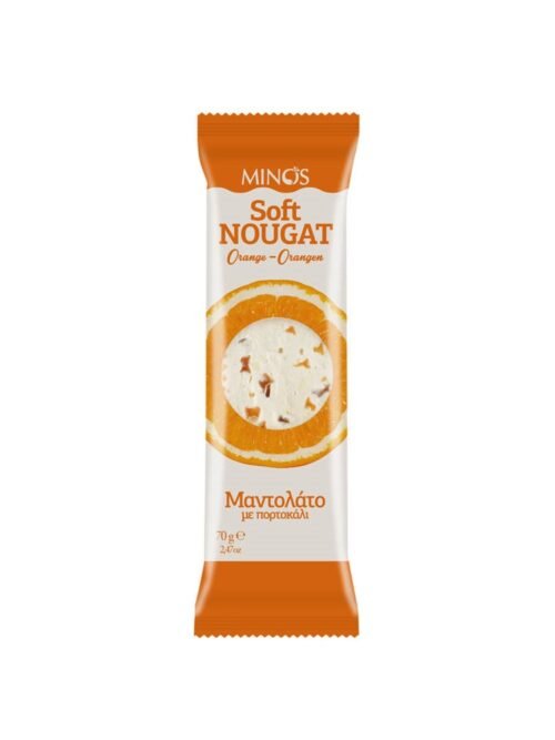 Minos Soft Nougat Orange 70g