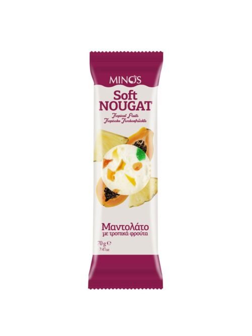 Minos Soft Nougat Tropical Fruits 70g