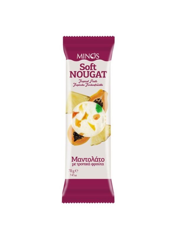 Minos Soft Nougat Tropical Fruits 70g