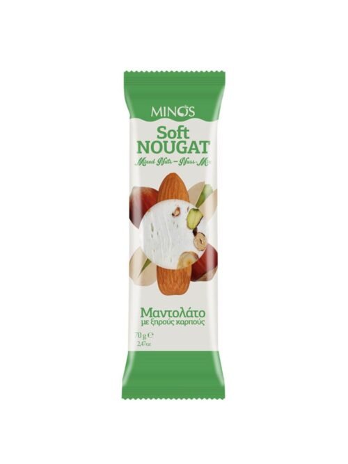 Minos Soft Nougat Mixed Nuts 70g