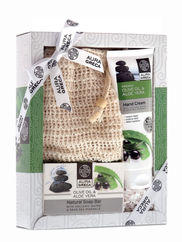AURA GRECA  SPONGE GIFT SET VOLCANIC