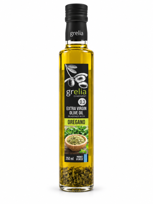 Extra Virgin Olive Oil with Oregano | Grelia - 250ml