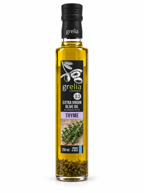 Extra Virgin Olive Oil with Thyme | Grelia - 250ml