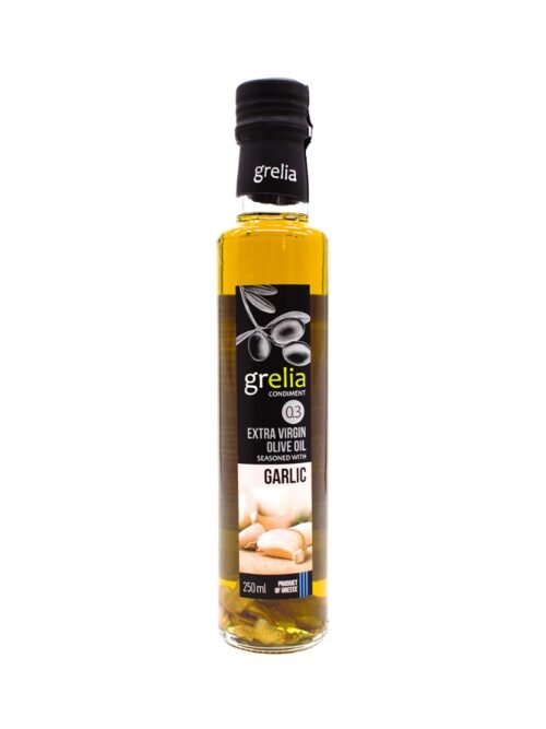 Grelia Garlic-1 Grelia Extra Virgin Olive Oil Garlic 250ml