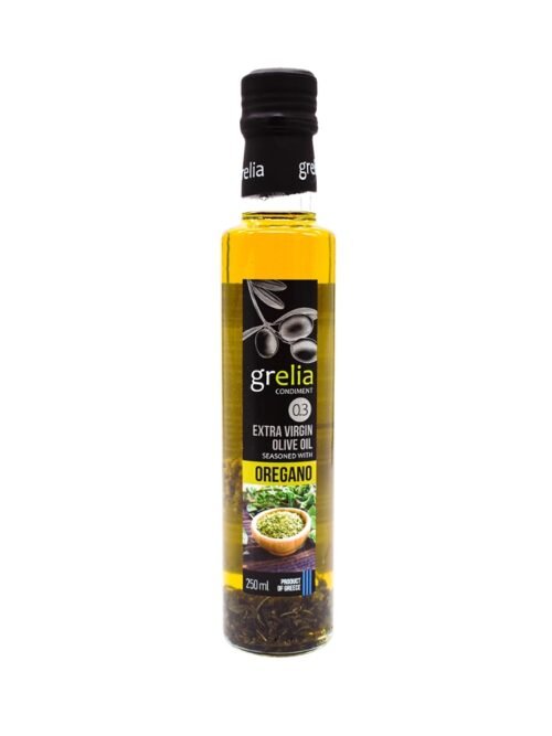 Grelia Oregano-1 Grelia Extra Virgin Olive Oil Oregano 250ml