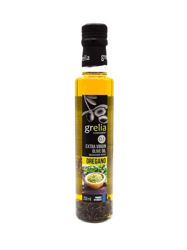 Grelia Extra Virgin Olive Oil Oregano 250ml