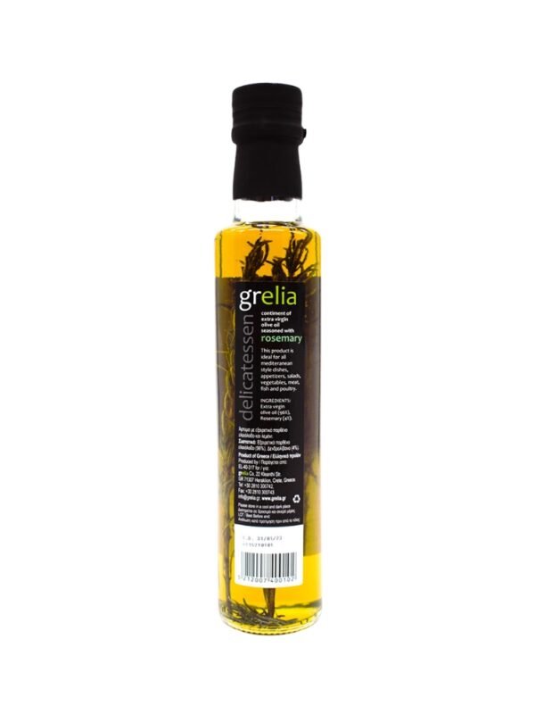 Grelia Extra Virgin Olive Oil Rosemary 250ml