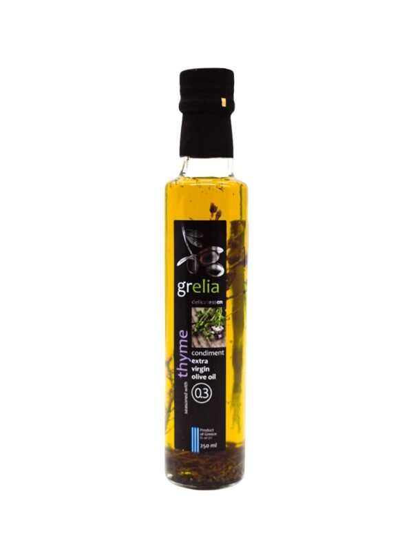 Grelia Extra Virgin Olive Oil Thyme 250ml