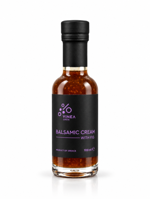 Vinea Creta Balsamic Cream Fig 100ml Balsamic Cream with Fig | Vinea Creta - 100ml