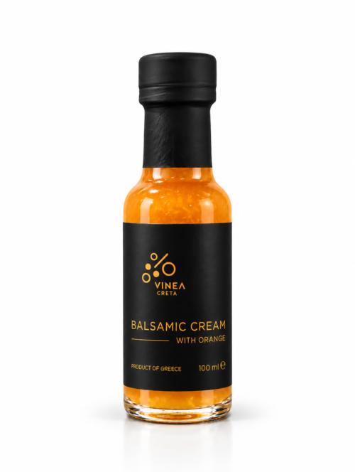 Vinea Creta Balsamic Cream Orange 100ml Balsamic Cream with Orange | Vinea Creta - 100ml