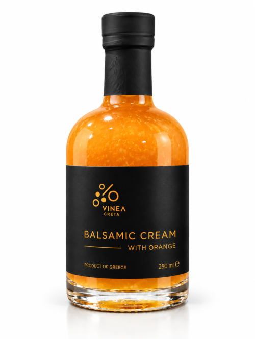 Vinea Creta Balsamic Cream Orange 250ml Balsamic Cream with Orange | Vinea Creta - 250ml