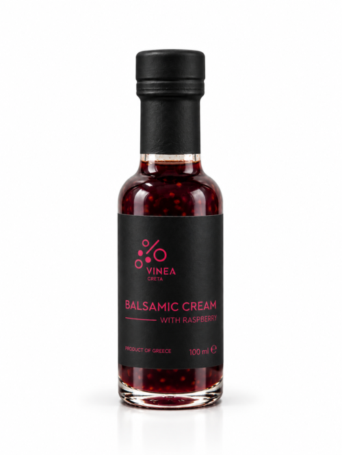 Vinea Creta Balsamic Cream Raspberry 100ml Balsamic Cream with Raspberry | Vinea Creta - 100ml